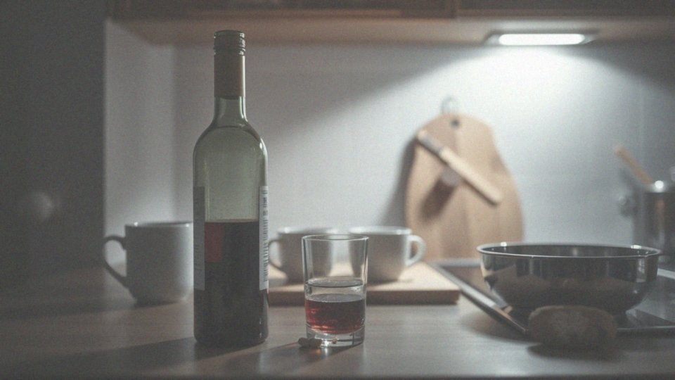 Jakie skutki może mieć zwiększone stężenie alkoholu we krwi przy stosowaniu Isoptinu?