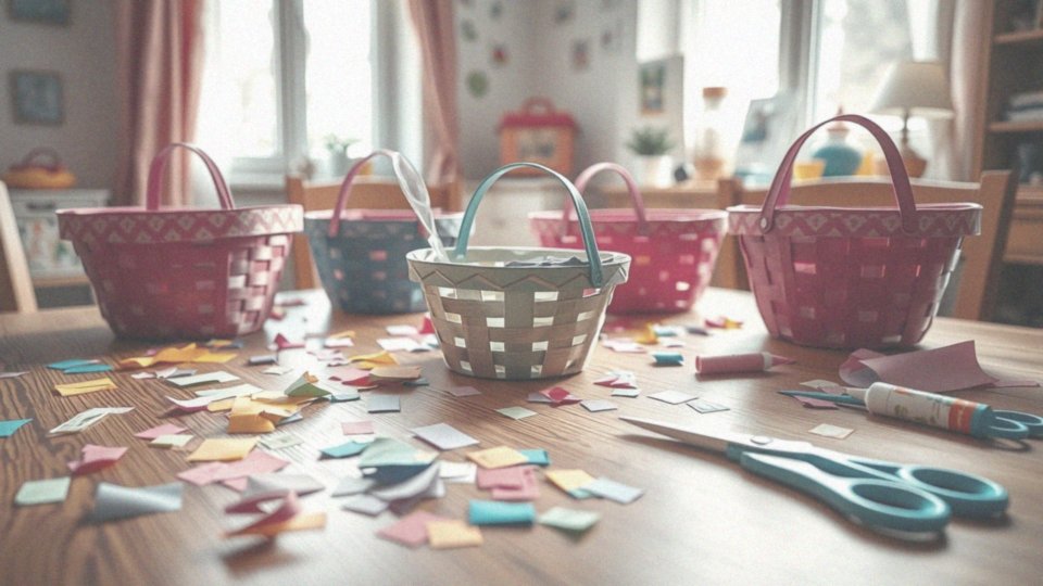 Jakie są zalety tworzenia koszyków z papieru dla dzieci?