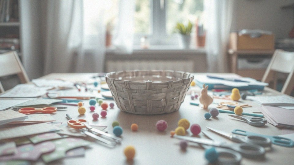 Jakie są pomysły na kreatywne prace plastyczne z koszyczkiem z papieru?