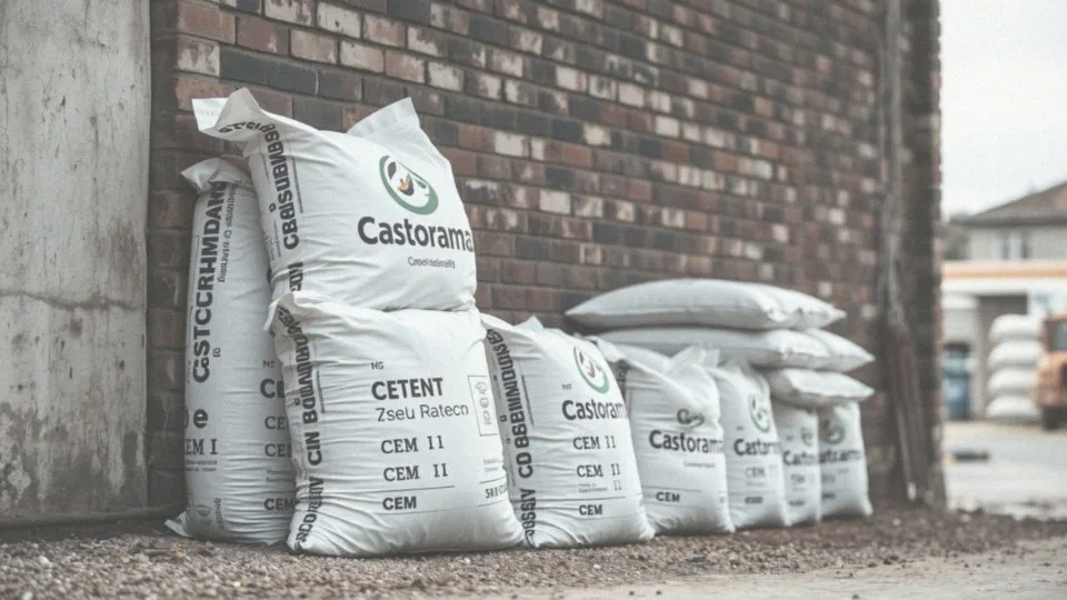 Worek cementu Castorama – kluczowy materiał budowlany
